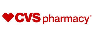 CVS Pharmacy logo with red heart symbol and text on a white background